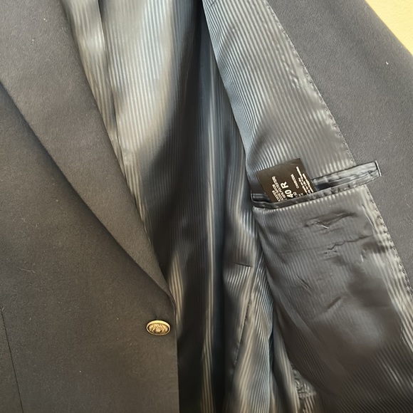 NWT Men’s Navy Suit Jacket / Blazer - Haggar - Picture 6 of 8